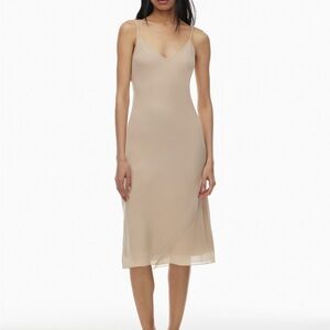 Aritzia Nude Slip Dress